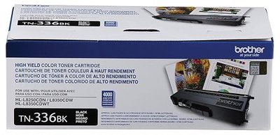 Brother TN336BK, TN336C, TN336M, TN336Y High Yield Black, Cyan, Magenta and Yellow Toner Cartridge Set