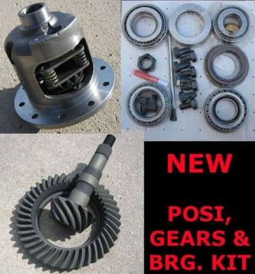 GM Chevy 8.875" 12-Bolt TRUCK Rearend Posi - 30 Spline, Gear, Bearing Kit Package - 3.73 Ratio