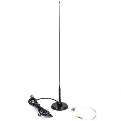 Authentic Genuine Nagoya UT-72 Super Loading Coil 20-Inch Magnetic Mount (Heavy Duty) VHF/UHF (144/430Mhz) Antenna PL-259, Includes Additional SMA Adaptor for BTECH and BaoFeng Handheld Radios