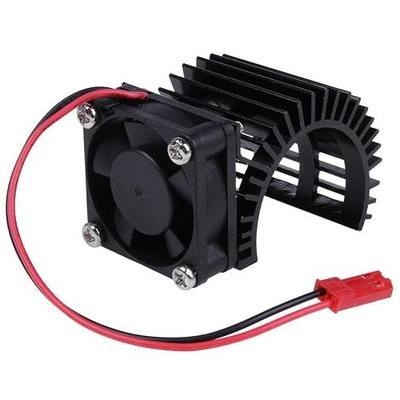 Hobbypark RC Brushless/Brushed 550 540 Motor Heatsink with Cooling Fan DC 5-6V for RC Crawler Car Truck Off Road Buggy Electric Engine
