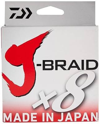 Daiwa J-Braid 300M 8-Strand Woven Round Braid Line