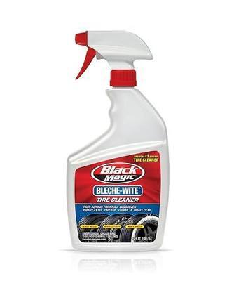Black Magic 120066-4PK Bleche-Wite Tire Cleaner, 32 oz. (Pack of 4) - Fast-Acting Formula Dissolves Brake Dust, Grime and Road Film Off Tires