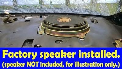 Rear Deck 6x9 Speaker Adapter Spacer Rings - Fits 2001-2005 Lexus IS300 - SAK001_69-1 Pair