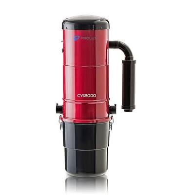 Prolux CV12000 Central Vacuum – 25 Year Service Promise, No Suction Loss Design, Made in North America, 2-Stage Bypass Motor, Large Capacity Powerful System