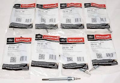 OEM Ford/Motorcraft Set of 8PC ZD-13 s/s to ZD-32 4C3Z-12A342-AA Diesel Glow Plugs 04-10 Ford 6.0L