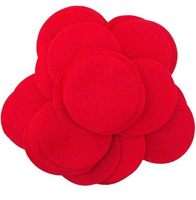 Playfully Ever After Red Craft Felt Circles (3 Inch - 30pc)