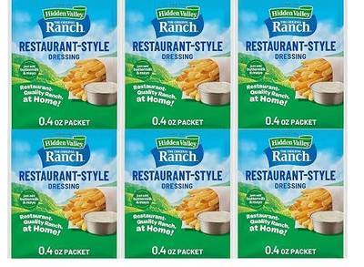 Hidden Valley Original Ranch Buttermilk Recipe Salad Dressing and Seasoning Mix, Six 0.40 Ounce Packets (2.4 Ounces Total)