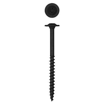 SPAX 4581820801005 5/16” x 4" T-Star Drive Washer Head Black HCR (Exterior) PowerLag Screw (50 Pieces per Box)