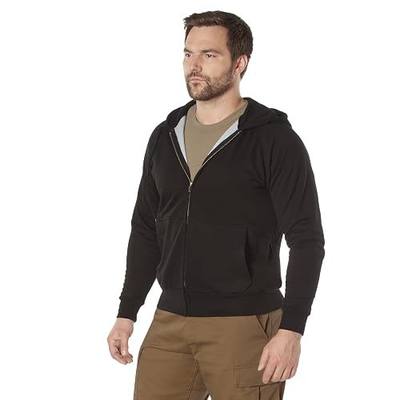 Rothco Thermal Lined Full-Zip Hoodie – Warm and Comfortable Outdoor Hooded Sweatshirt