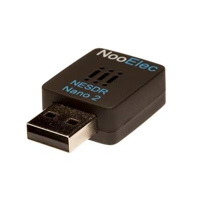 NESDR Nano 2 - Tiny Black RTL-SDR USB Set (RTL2832U R820T2) with MCX Antenna. Software Defined Radio, DVB-T and ADS-B Compatible, ESD Safe