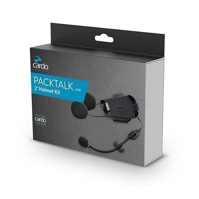 Cardo Packtalk Audio & Microphone Kit (Single Pack) - Will Not Fit Packtalk Edge, Pro, Neo or Edge ORV Models