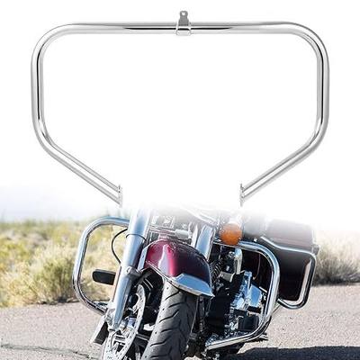 XFMT Motorcycle Engine Guard Crash Bar Fit for Harley Touring 2009-2024 | Heavy Duty Iron Highway Bars Fit For Road King Street Glide Road Glide Electra Glide Chrome
