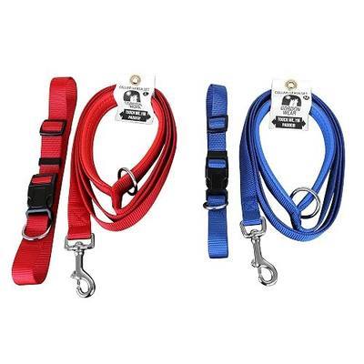 MAINTAIN SOCIAL DISTANCE WITH THIS 6-FOOT DOG LEASH (COLLAR INCLUDED)!