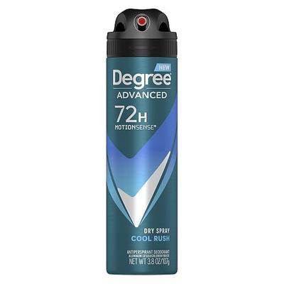 Degree Men Antiperspirant Deodorant Dry Spray Cool Rush Deodorant for Men With MotionSense Technology 3.8 oz