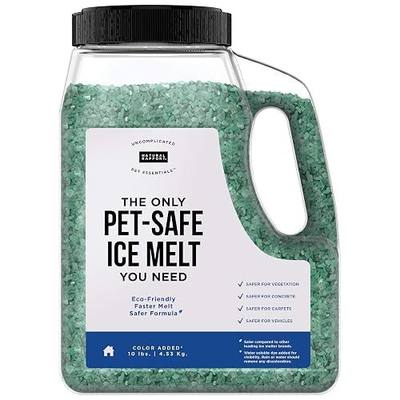 Natural Rapport Pet-Friendly Ice Melt, Calcium Chloride Free Deicer, 10 lb | Calcium-chloride-free, low-corrosion time-release - Driveways, walks & steps - For homes with pets & kids