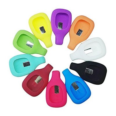 2pcs Replacement Clip for Fitbit Zip Only (No Tracker) (Black&White)