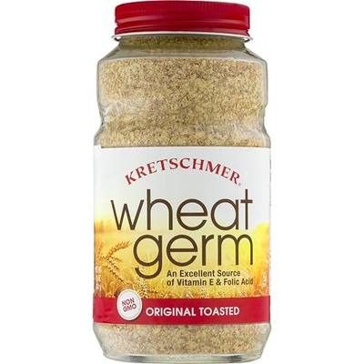 Kretschmer Original Toasted, Natural Wheat Germ Supplement, Baking and Smoothie Ingredient, Good Source of Vitamin A and E, Wheat Germ, 12 Ounce (Pack of 4)