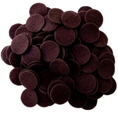 Playfully Ever After Brown Craft Felt Circles (1 Inch - 100pc)