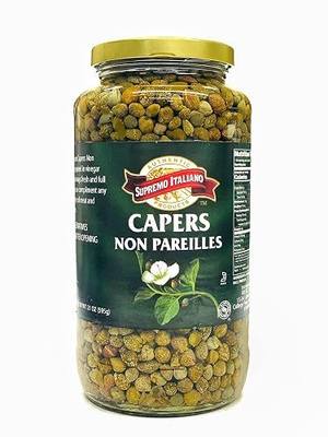 Supremo Italiano Capers, Non Pareilles, 32 Oz (22 Oz Drained) 1 Jar