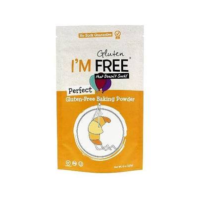 I'm Free Perfect Gluten-Free Baking Powder Vegan ⊘ Non-GMO Gluten-Free OU Kosher Certified - 8 oz.