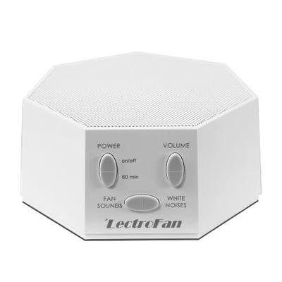 Adaptive Sound Technologies LectroFan Classic - Global Power Edition - Soothing Sound Machine for Sleep - Built-in Sleep Timer - Compact Design - Relaxation Support - White