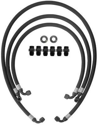 Fleece Performance Engineering FPE-TL-LBZ-LMM Transmission Cooler Line (06-10 GM Duramax 6.6L LLY/LBZ/LMM Allison), Black