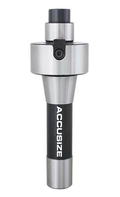 Accusize Indexable Face Mill Holder, R8 Shank, Arbor Dia 1 in, FG22-8064 | Range 2-1/4 in-2-3/4 in, R8 Shank, for Bridgeport 7/16-20 Drawbar