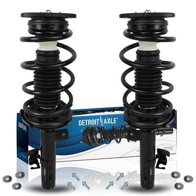 Detroit Axle - 2 Front Struts for 2004-2013 Mazda 3, 2006-2010 Mazda 5 | Complete Front Struts w/Coil Spring 2005 2007 2008 2009 Replacement Quick Install Ready Strut Shocks Assembly