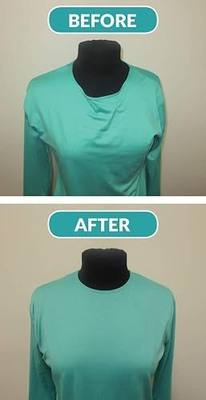 EZ Necklastic Neckline Repair Kit | Enough for Twenty T-Shirts | Easy DIY Instructions Included