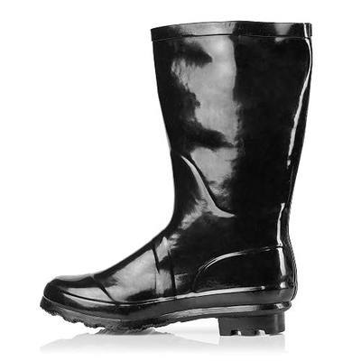 NORTY Waterproof Mid Calf Rain Boots for Women Slip Resistant 11.25" Shaft
