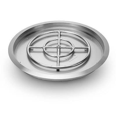 Stanbroil 25 Inch Drop-in Fire Pit Pan, Gas Fire Pit Burner Inserted | for Propane & Natural Gas, BTU 147,000 Max