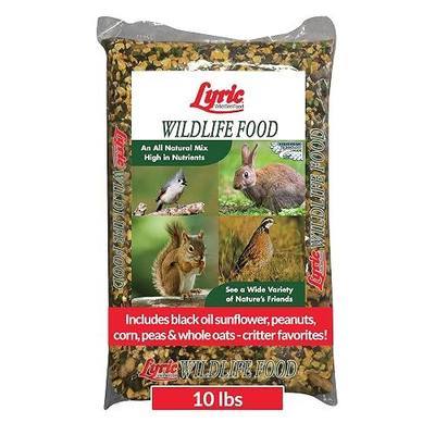 Lyric Wildlife Critter Food for Deer, Squirrels, Turkeys & Rabbits, Wild Bird Seed for Outside Feeders, 10 lb Bag | Food for Deer, Squirrels, Turkeys & Rabbits and Wild Birds