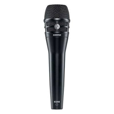 Shure KSM8 Dualdyne Dynamic Vocal Microphone – Dual-Diaphragm Cardioid Mic for Live Performance, Studio Recording & Broadcasting, Black | Dual-Diaphragm Dualdyne Design, Cardioid Polar Pattern, Controls Proximity Effect, Low Handling Noise, Black Finish
