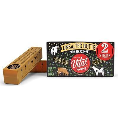 Vital Farms Unsalted Butter, 8oz