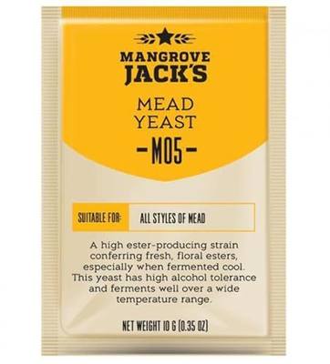 Mangrove Jack’s Craft Series Mead Yeast M05 – 10 Gram Pack for Mead and Country Wine Fermentation – Sold by North Mountain Supply