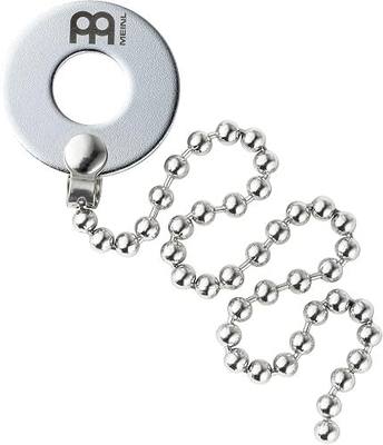 Meinl Cymbals Bacon Cymbal Sizzler — No-Drill Rivet Sound, Ride/Crash/China | Stainless Beaded Chain, Instant Sizzle, Low-Profile Fit, Works With All Stands/Felts, Great For Jazz, Pop, Other Styles