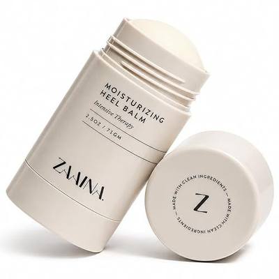 Heel Balm Stick for Dry Cracked Feet & Calluses – Foot Repair Cream for Cracked Heels, Moisturizing Foot Balm with Shea Butter, Tea Tree & Peppermint Oil – Softener for Feet, Elbows & Knees – 2.5 oz