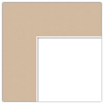 18x24 Dune / Scotch Mist Custom Mat for Picture Frame with 14x20 opening size (Mat Only, Frame NOT Included)