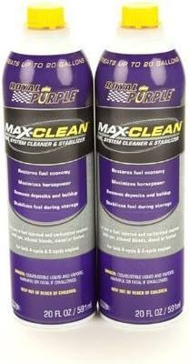 Royal Purple 11722-2PK Max-Clean Fuel System Cleaner and Stabilizer - 20 oz. Bottle, (Pack of 2) by Royal Purple