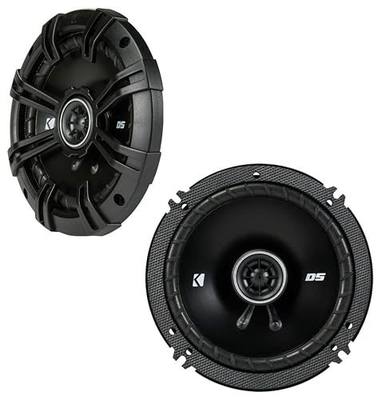 KICKER DSC650 6.5-Inch (160-165mm) Coaxial Speakers, 4-Ohm (Pair)