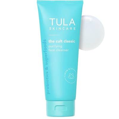TULA Skincare Cult Classic Purifying Face Cleanser, Daily Wash for Pores & Skin Balance with Prebiotic Extracts, Antioxidants & Turmeric, Deep Cleansing Formula