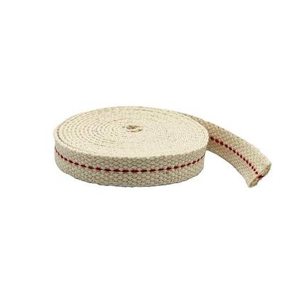 Light of Mine: 1/2" Inch Smokeless Flat Oil Lamp Wick, 6 Foot Roll, 100% Cotton Replacement Wick with Genuine Red Stitch for Kerosene Lanterns, Paraffin Oil Lamps & Hurricane Lanterns (1PK, 1/2" - 6')