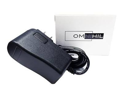 OMNIHIL 8 Feet AC/DC Power Adapter 6V 2A (2000mA) 5.5x2.5millimeters / 5.5x2.1millimeters Compatible with Proform Cardio Crosstrainers Razor Models