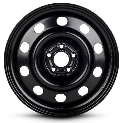 For 2013-2019 Ford Escape 17 Inch Painted Black Steel Rim - OEM Direct Replacement - Road Ready SUV Wheel