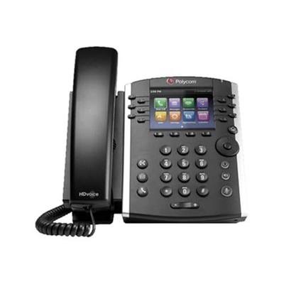 Plantronics Poly - VVX 411 12-Line VOIP Business Phone (Polycom) - Desk Phone with Handset - POE - Power Supply Not Included - 3.5' Color Display