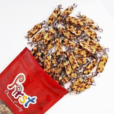 FirstChoiceCandy Sesame Crunch - Individually-Wrapped Honey Sesame Sticks Snacks, Crunchy Sesame Candy with Honey - Convenient Bite-Size On-The-Go Sweet Snacks