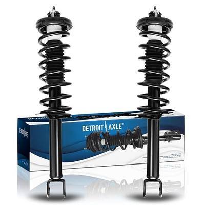 Detroit Axle - Rear Struts for 2008-2012 Honda Accord | 2 Complete Struts with Coil Spring 2009 2010 2011 Replacement Suspension Quick Install Ready Shocks Assembly