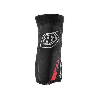 Troy Lee Designs Speed Knee Sleeve (1 Pair), Compression Knee Brace for Men and Women, BMX Body Armor, X-Small / Small, 4mm, Black