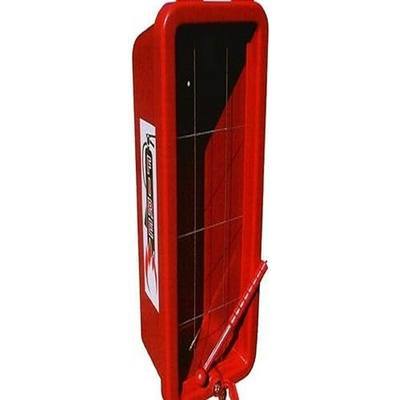 Cato 11051-H Red Plastic Chief Fire Extinguisher Cabinet for 10 lb. Extinguisher, with Hammer and Cylinder Lock