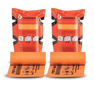 SWAT-T™ Tourniquet Orange 2 Pack by Safeguard Medical, Emergency First Aid Equipment for Massive Hemorrhage Control, Made in the USA